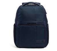 Piquadro - Mochila PC de 14" - Tela reciclada Wollem, Soporte para tabletas - Color azul