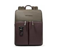 Piquadro- Mochila hombre personalizable para portátil e i Pad® con protecciones antichoque y Rfid- espandible- Bags- Hombre- Verde- ONE SIZE- Mochila hombre personalizable para portátil e i Pad® con p