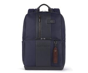 Piquadro Mochila Letter Compartimento para portátil de 39 cm azul