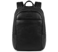 Piquadro Modus Special, Mochila de Piel, Negro