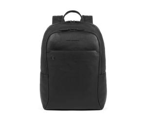 Piquadro - Mochila Negra Cuadrada para Portátil - Bags - Hombre - Negro - ONE SIZE -