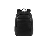 Piquadro Modus Special, Mochila de Piel, Negro