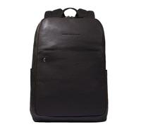 Piquadro - Mochila Para PC 15,6" en Piel - Hombre - Marrón Oscuro