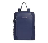 Piquadro - Mochila de mujer - Línea circular - Soporte para PC de 14'' - Tela y cuero - Amortiguador - RFID - Compartimento compatible iPad® - Accesorio para carrito - Beige