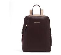 Piquadro - Mochila para portátil Circle 14" - Bags - Mujer - Marrón - ONE SIZE -