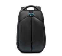 Piquadro - Mochila para portátil de 14" con 2 compartimentos - en tela y Bio-based material - Color negro