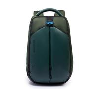 Piquadro - Mochila para portátil de 14" con 2 compartimentos - en tela y Bio-based material - Verde