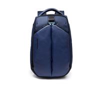 Piquadro Mochila de viaje para portátil 15,6" Unisex tela/material bio-based azul