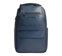 Piquadro - Mochila para portátil de viaje personalizable de 15-6" - Bags - Hombre - Azul - ONE SIZE -