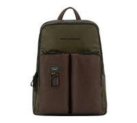 Piquadro - Mochila para portátil Harper 14" - Bags - Hombre - Verde - ONE SIZE -