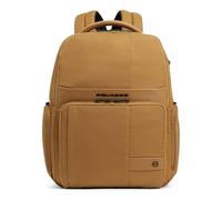 Piquadro - Mochila PC de 14" - Tela reciclada Wollem, Soporte para tabletas - Color amarillo