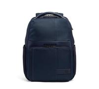 Piquadro - Mochila PC de 14" - Tela reciclada Wollem, Soporte para tabletas - Color azul