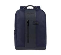 Piquadro Carta Mochila RFID 41 cm Compartimento para portátil azul