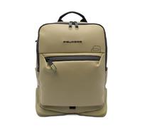 Piquadro Corner Mochila de negocios Bloqueo RFID 43 cm Compartimento para el portátil amarillo