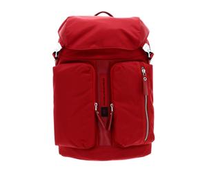 Piquadro- Mochila Roja Unisex de Nylon para Ordenador- Bags- Mujer- Rojo- ONE SIZE- Mochila Roja Unisex de Nylon para Ordenador