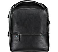 Piquadro - Mochila Unisex de Cuero Negro con Sistema Trolley - Bags - Hombre - Negro - ONE SIZE -