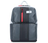 Piquadro Mochila Urban Piel 39 cm Compartimento para portátil gris