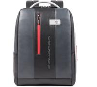 Piquadro Mochila Urban Piel 41 cm Compartimento para portátil gris