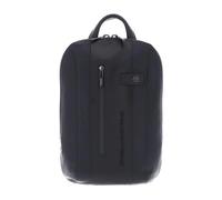 Piquadro - Mochila urbana de cuero delgada para i Pad Pro - Bags - Mujer - Azul - ONE SIZE -