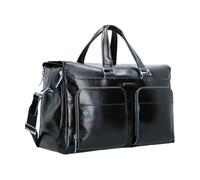 Piquadro - Moderna bolsa de viaje de cuero con compartimento para portátil - Bags - Mujer - Negro - ONE SIZE -