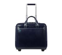 Piquadro - Moderno Trolley de Negocios para Portátil Azul Unisex - Suitcases - Mujer - Azul - ONE SIZE -