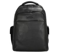 Piquadro Modus Mochila urbana Piel natural 42 cm Compartimento para el portátil negro