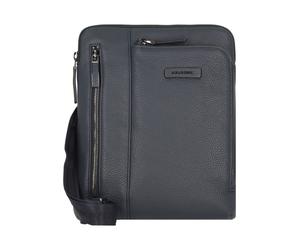 Piquadro Modus Bolsa de hombro Piel natural 22 cm azul