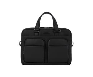 Piquadro Modus Maletín Piel natural 39.5 cm Compartimento para el portátil negro