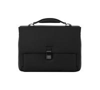 Piquadro Modus Maletín Piel natural 40 cm Compartimento para el portátil negro