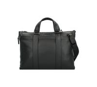 Piquadro Modus Maletín Piel natural 42 cm Compartimento para el portátil Con asa expansible negro