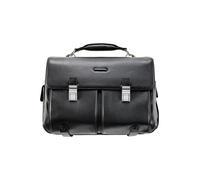 Piquadro Modus Maletín Piel natural 43 cm Compartimento para el portátil negro