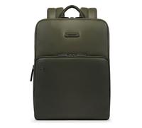 Piquadro Modus Mochila de día Piel 37 cm Compartimento para el portátil verde
