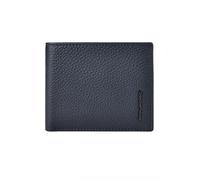 Piquadro Modus Special Cartera Bloqueo RFID Piel natural 11 cm azul