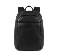 Piquadro Modus Special, Mochila de Piel, Negro