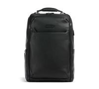 Piquadro Modus Special | Mochila de viaje | negro | cuero de vaca graneado