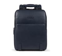 Piquadro Modus Special Mochila urbana Piel natural 40 cm Compartimento para el portátil azul