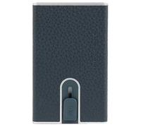 Piquadro Modus Estuche para tarjetas de crédito Protección RFID Piel 6 cm azul