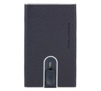 Piquadro Modus Estuche para tarjetas de crédito Protección RFID Piel 6 cm azul