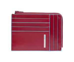 Piquadro - Monedero con cremallera - Accessories - Hombre - Rojo - ONE SIZE -