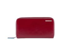 Piquadro- Monedero Rojo de Cuero con 4 Compartimentos- Accessories- Mujer- Rojo- ONE SIZE- Monedero Rojo de Cuero con 4 Compartimentos