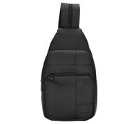 Piquadro Monosling Bag - Bolso bandolera 38 cm (nero)