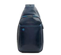 Piquadro, Monospalla in pelle para Hombre, Blu Notte, Talla única