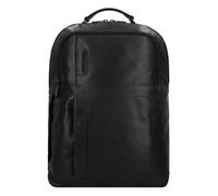Piquadro P15S Mochila de día Piel 43 cm Compartimento para el portátil negro