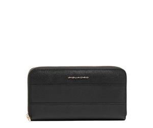 Piquadro - Pd 1515W140Rn Monedero Grande con Cremallera - Accessories - Mujer - Negro - ONE SIZE -