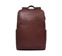 Piquadro- Personalizable laptop backpack 14- Bags- Hombre- Marrón- ONE SIZE- Personalizable laptop backpack 14