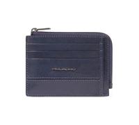 Piquadro Philip Tarjetero Piel natural 11 cm azul