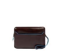 Piquadro Blue Square Bolsa de hombro Piel 23 cm marrón