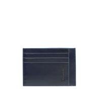 Piquadro- Porta carte di credito in pelle- Accessories- Hombre- Azul- ONE SIZE- Porta carte di credito in pelle