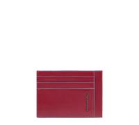 Piquadro- Porta carte di credito in pelle- Accessories- Hombre- Rojo- ONE SIZE- Porta carte di credito in pelle