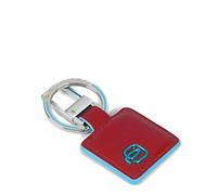 Piquadro Portachiavi In Pelle Con Anella E Moschettone Llavero Unisex adulto (Pack de 1)